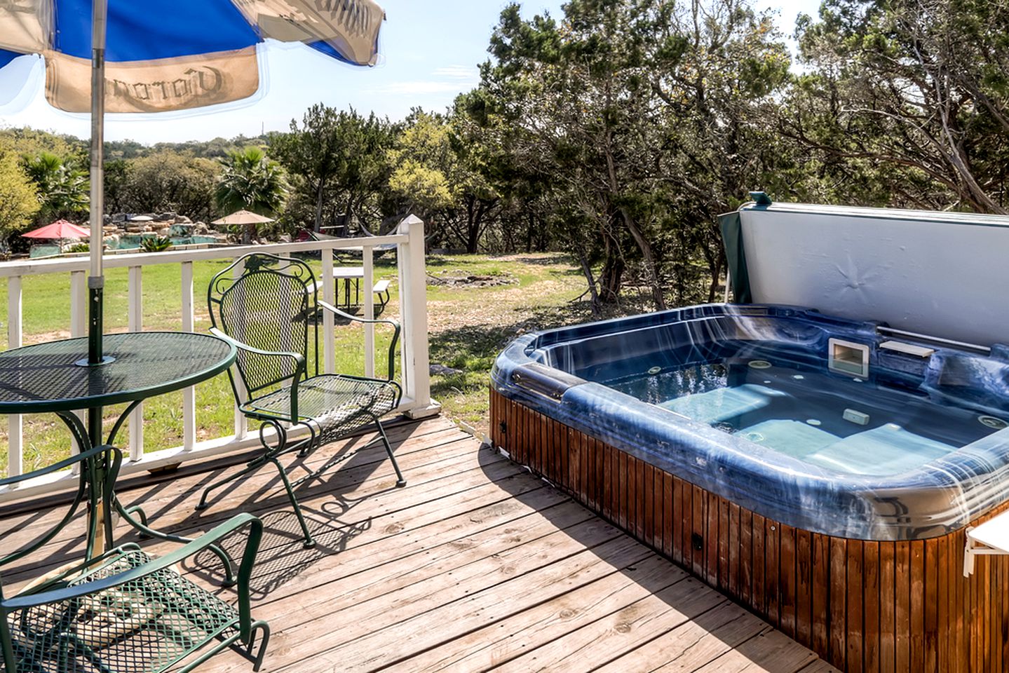 Joyful Cottage Rental for Couples with Poolside Cabana near San Antonio, TX