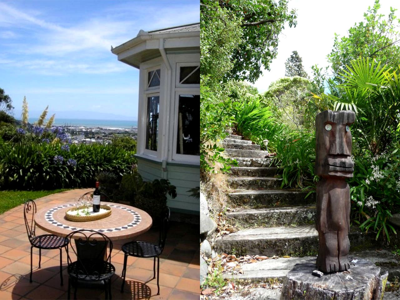 Charming Vacation Rental in Unique Bed and Breakfast Overlooking Nelson, South Island