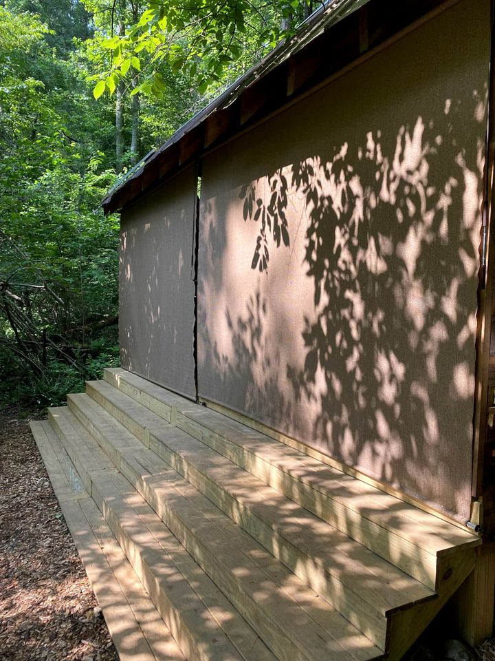 Secluded Woodland Cabin Near Waterfalls and Forest Trails in Zirconia, North Carolina