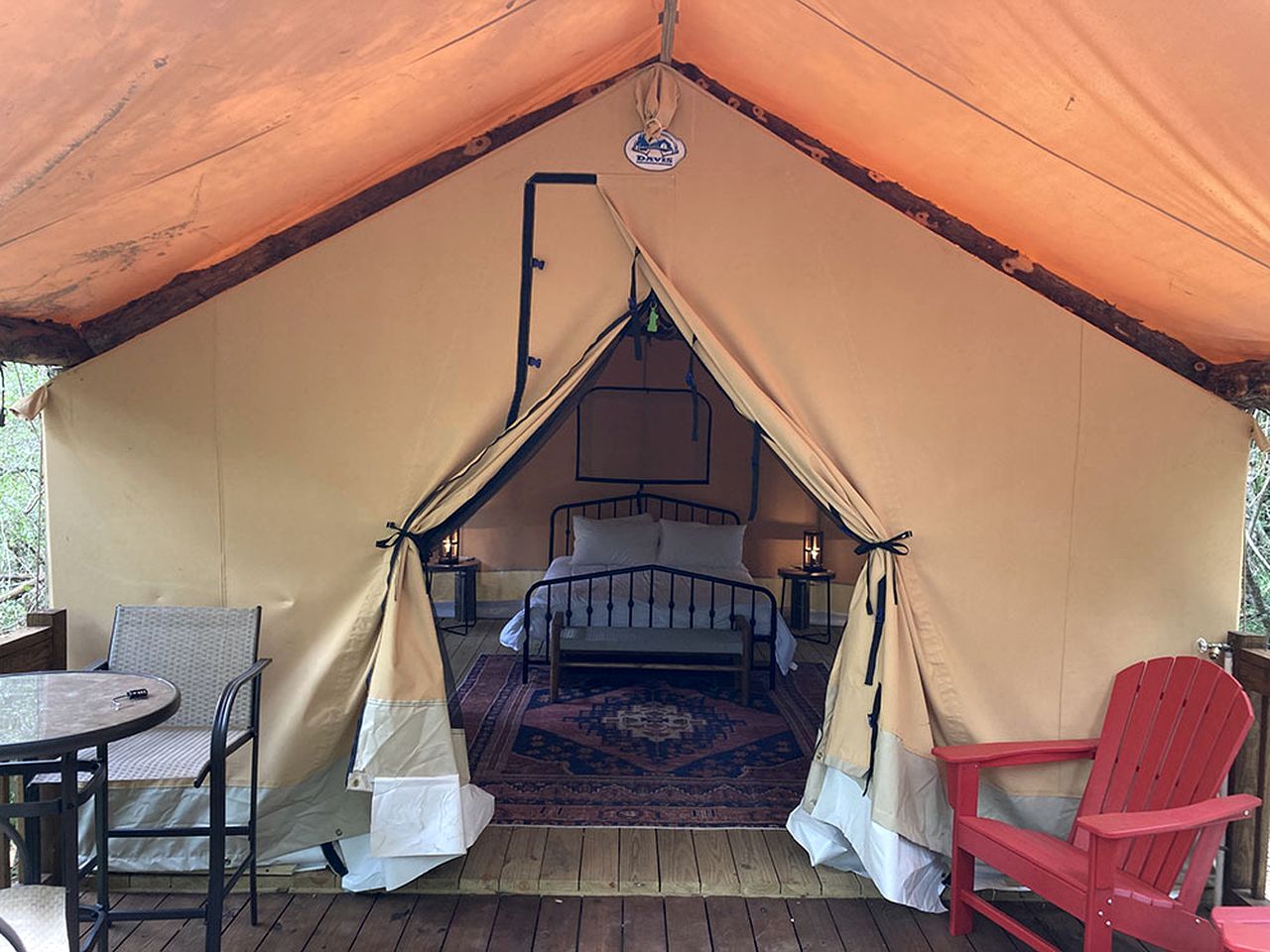 Enjoy a Glamping Experience at this Safari Tent in Livingston, Texas
