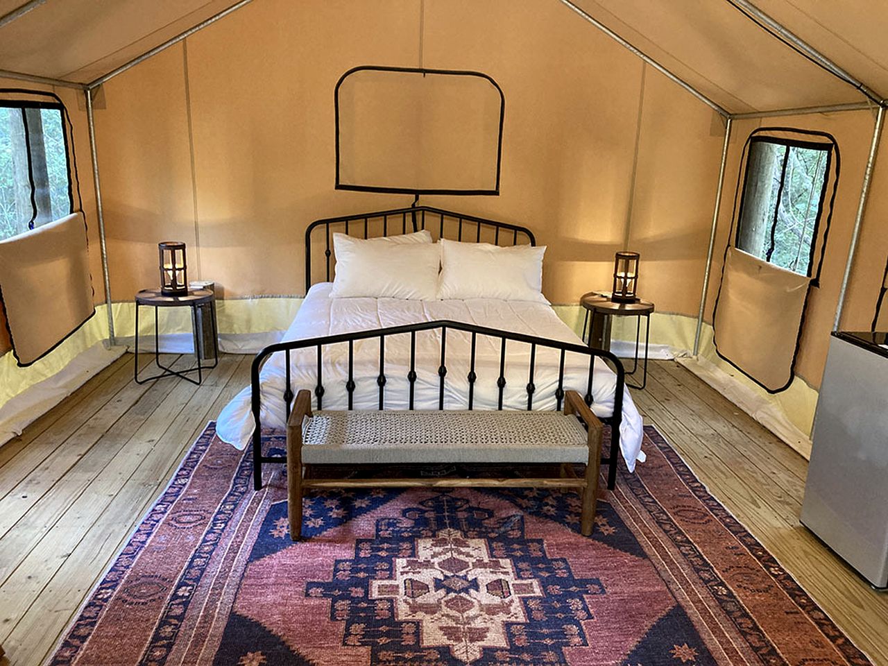 Enjoy a Glamping Experience at this Safari Tent in Livingston, Texas
