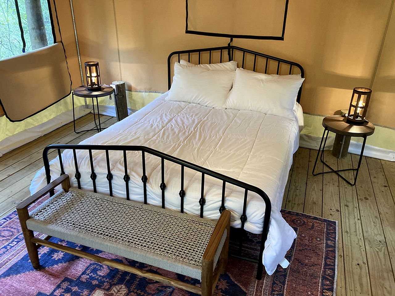 Enjoy a Glamping Experience at this Safari Tent in Livingston, Texas