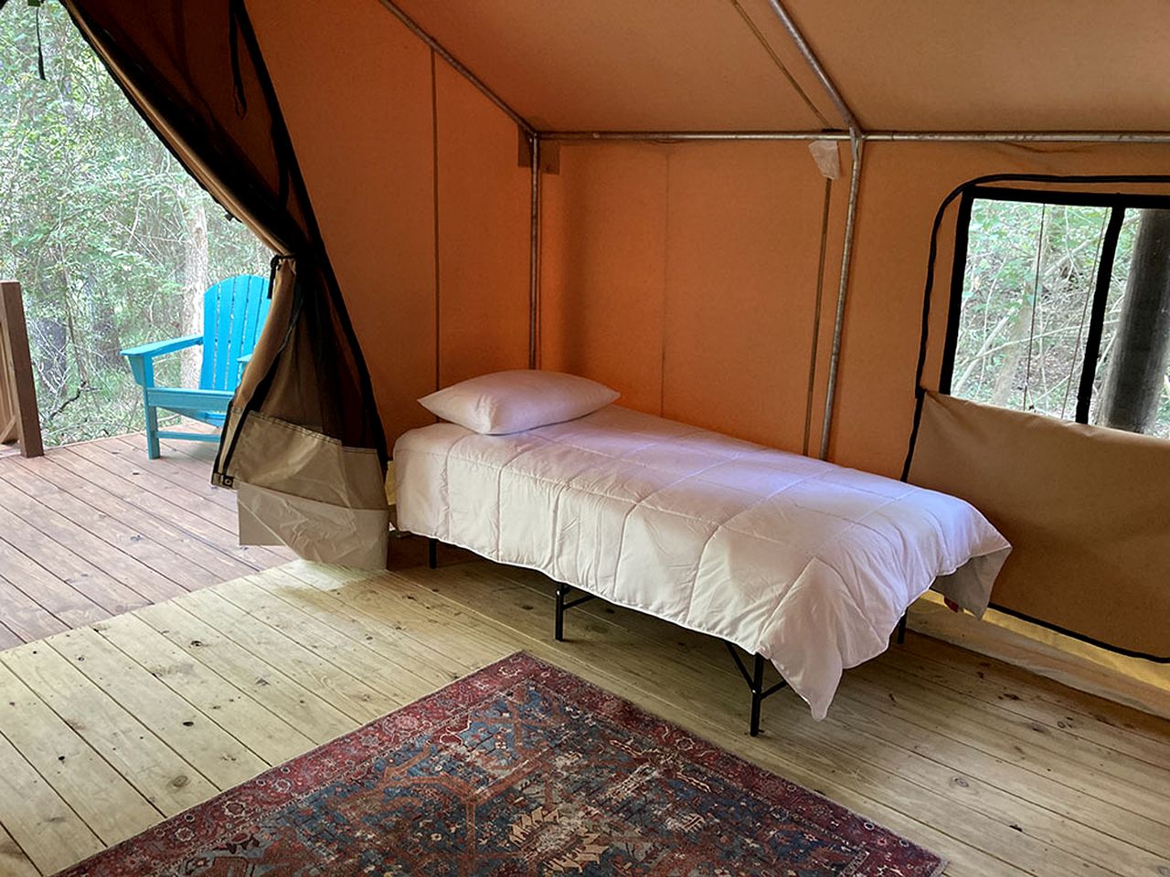 Serene Safari Tent Incredible for Nature Lovers in Livingston, Texas