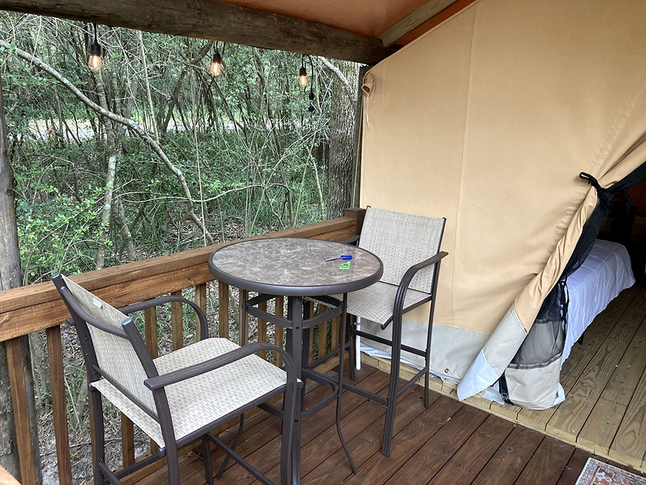 Unique Comfy Glamping Escape at this Safari Tent in Livingston, Texas