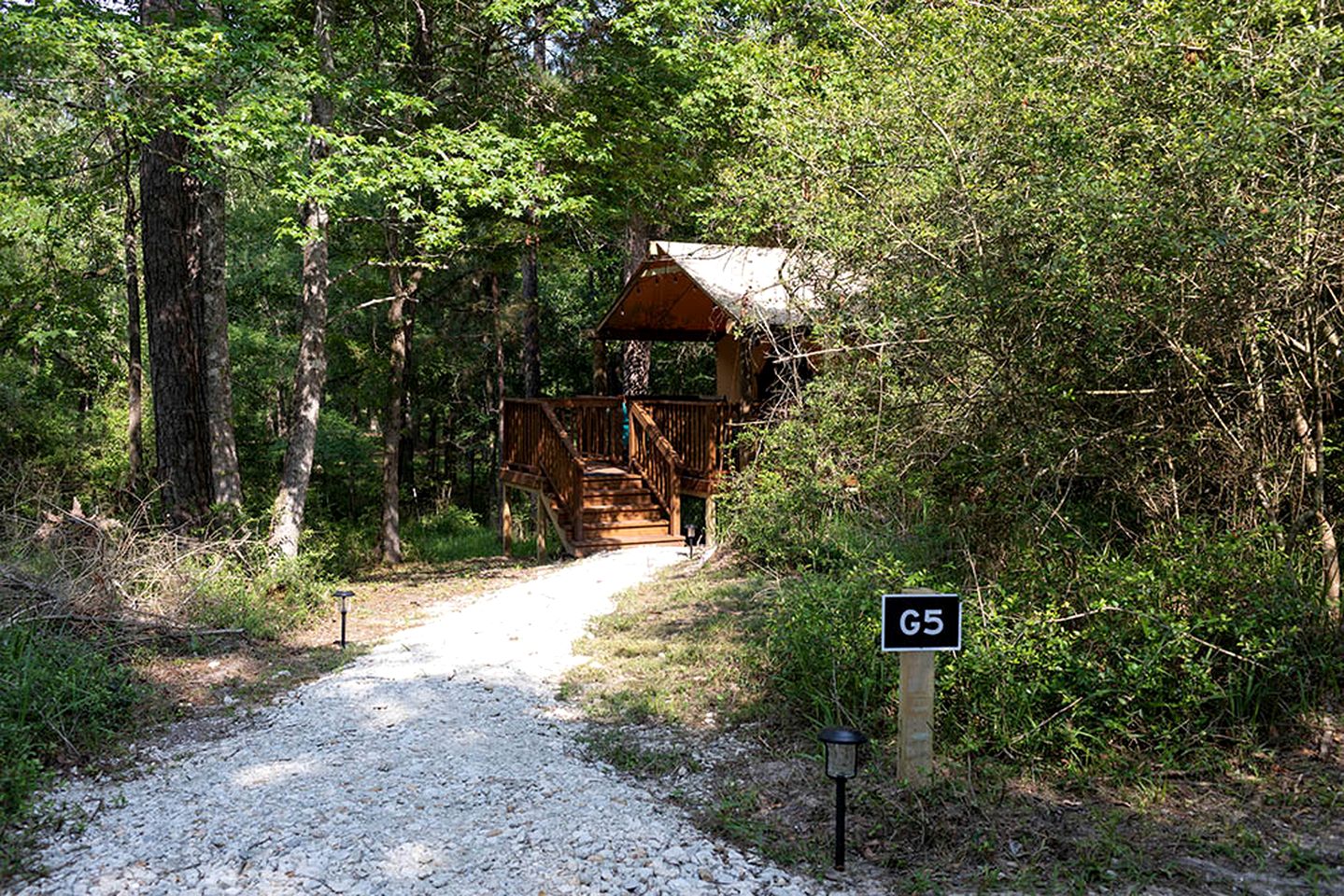 Family Friendly Safari Tent Well Equipped in Livingston, Texas