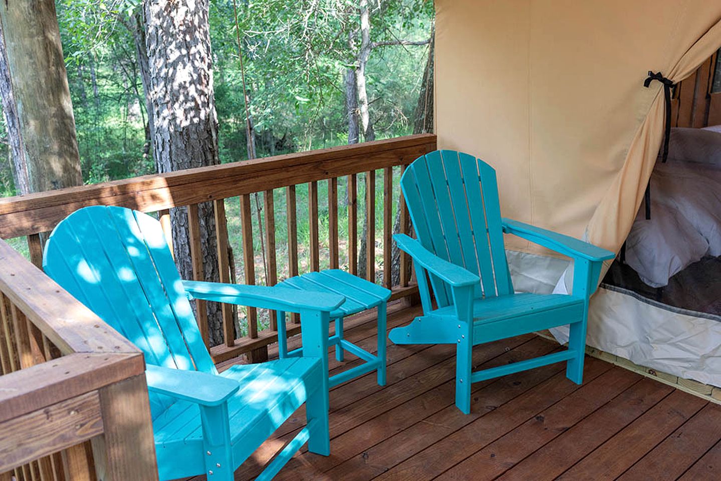 Family Friendly Safari Tent Well Equipped in Livingston, Texas