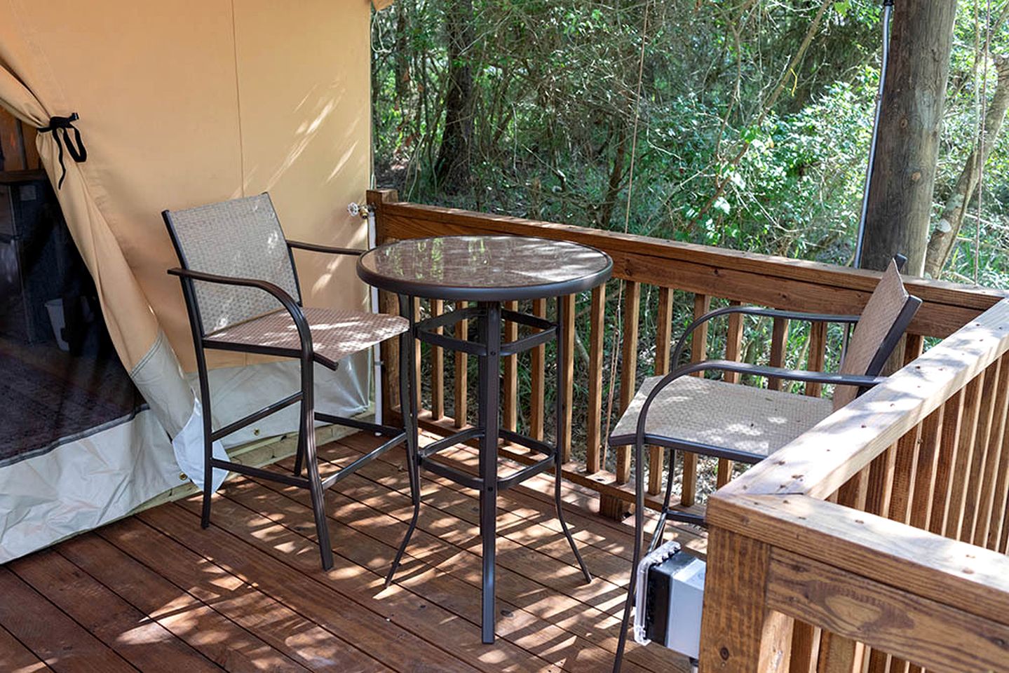 Family Friendly Safari Tent Well Equipped in Livingston, Texas
