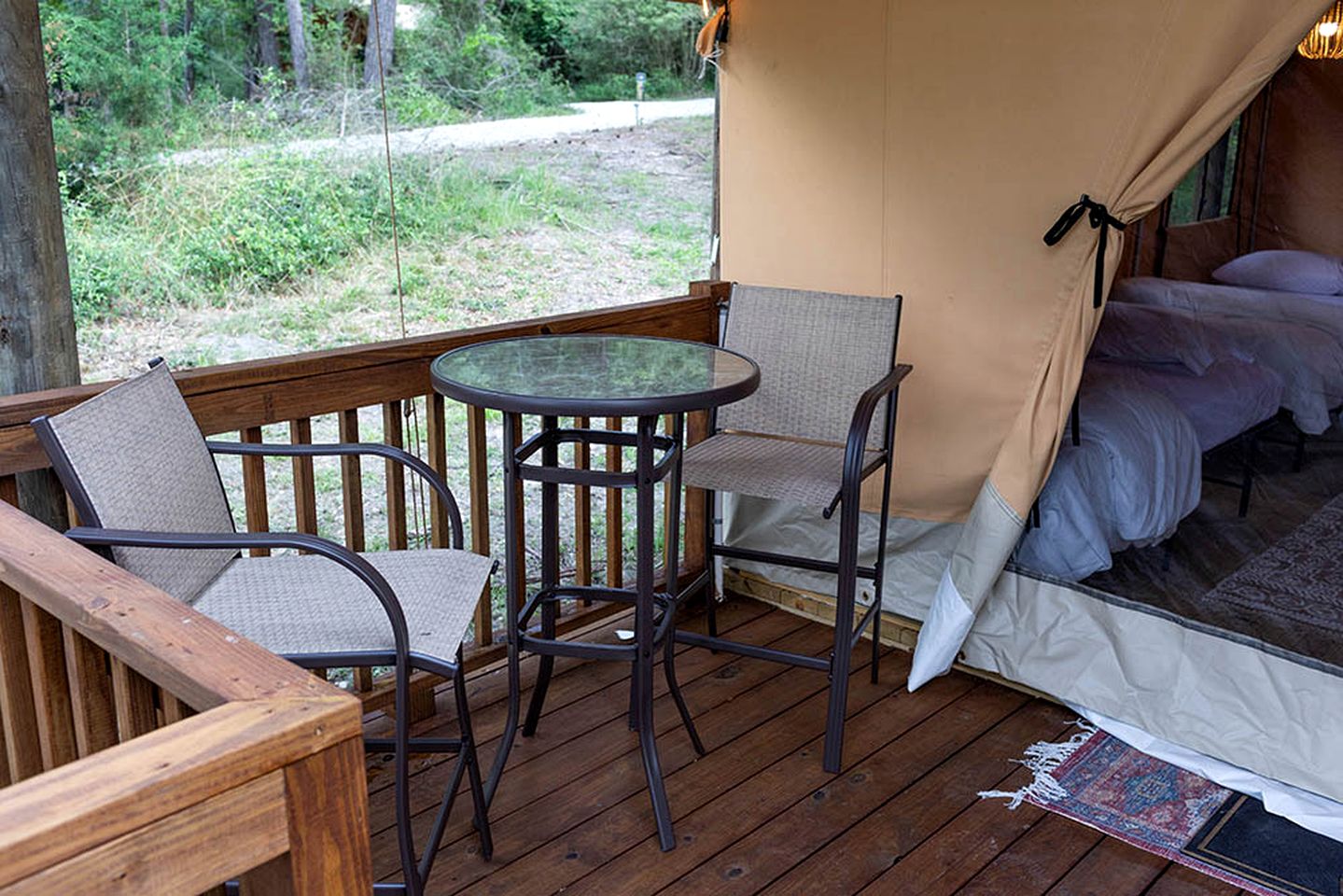 Great Small Group Safari Tent in Livingston, Texas
