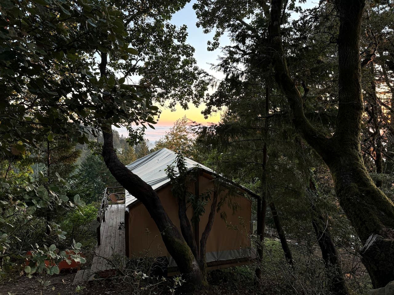 Incredible Safari Tent with Breathtaking Views in Kings Mounatin, California
