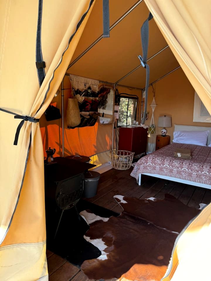 Incredible Safari Tent with Breathtaking Views in Kings Mounatin, California