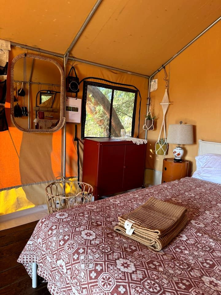 Incredible Safari Tent with Breathtaking Views in Kings Mounatin, California