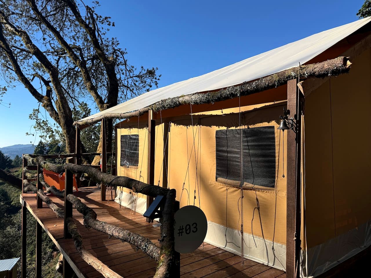 Gorgeous Safari Tent with Incredible Views in Kings Mountain, California