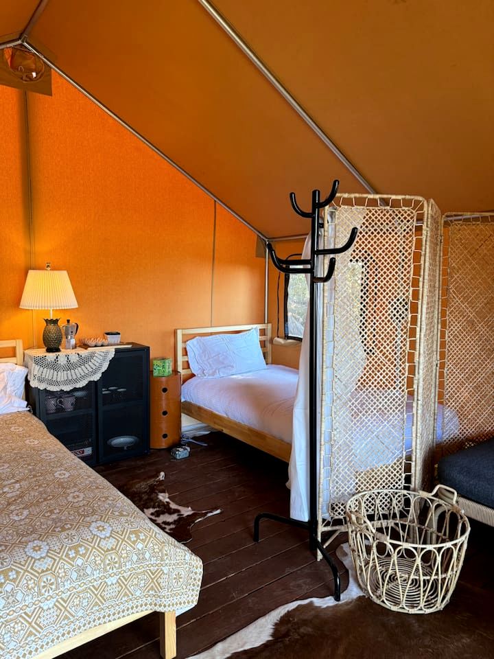 Gorgeous Safari Tent with Incredible Views in Kings Mountain, California