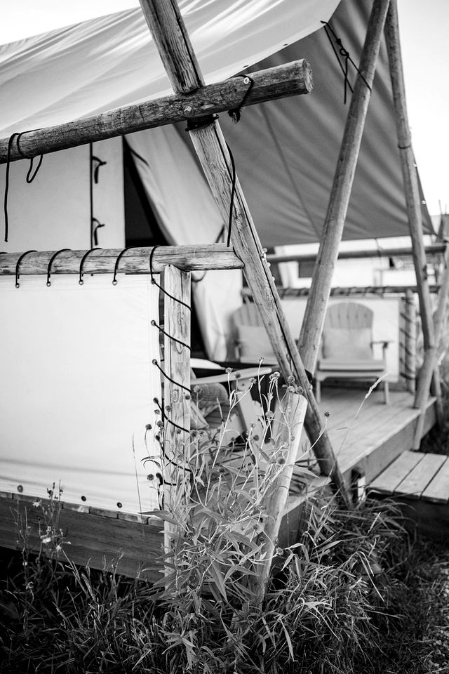 Incredible Safari Tent on a Boutique Glampground for a Fantastic Getaway in Emigrant, Montana