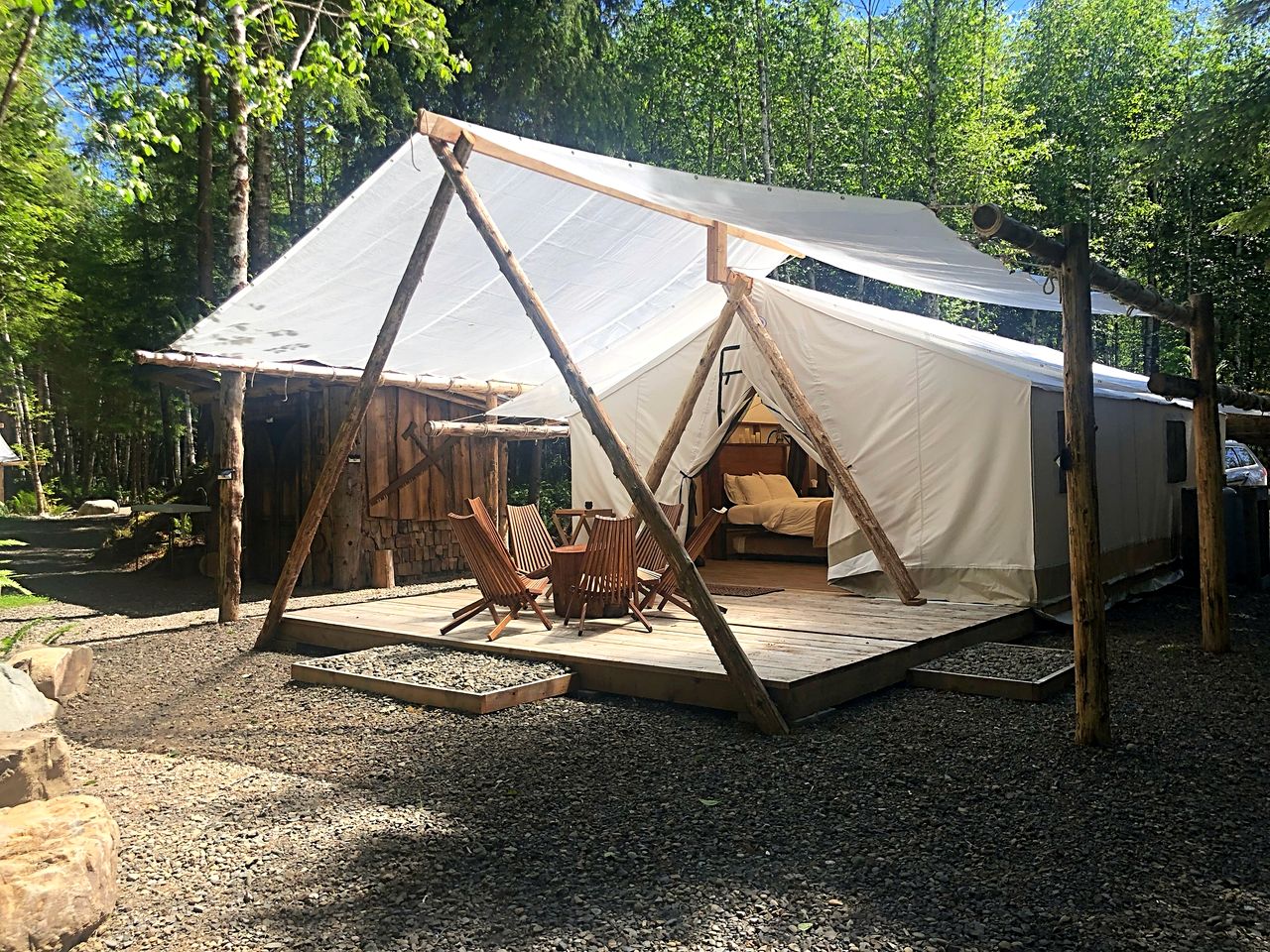 Beautiful Safari Tent near Olympic National Park for an Amazing Glamping Experience near Forks, Washington