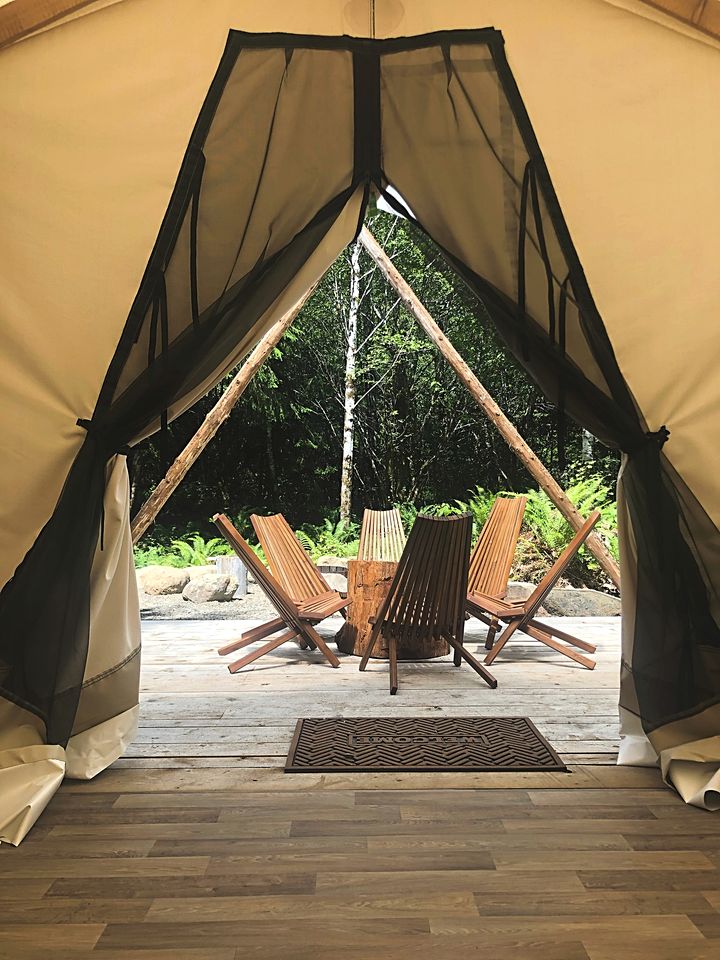 Beautiful Safari Tent near Olympic National Park for an Amazing Glamping Experience near Forks, Washington