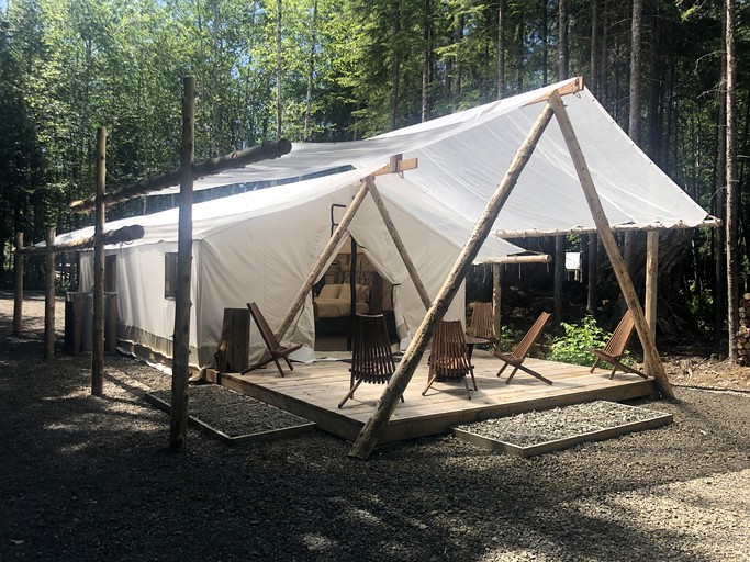 Luxurious Safari Tent for an Unforgettable Glamping Escape near Forks, Washington