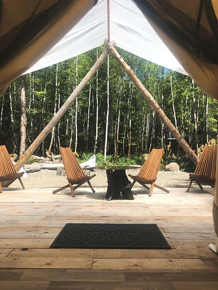 Luxurious Safari Tent for an Unforgettable Glamping Escape near Forks, Washington