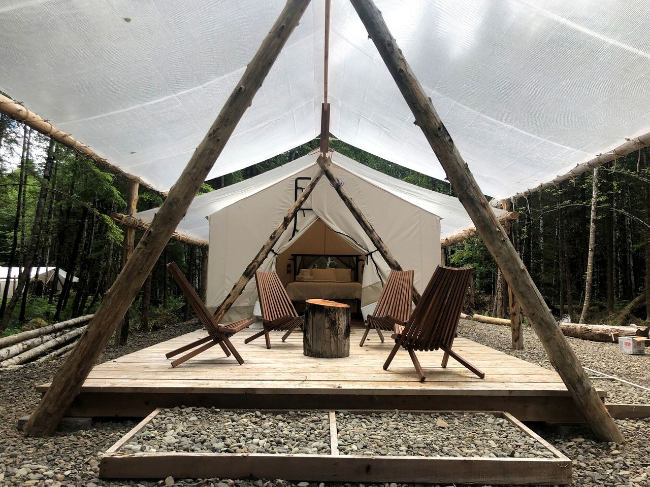 Gorgeous Safari Tent for a Peaceful Getaway near La Push, Washington