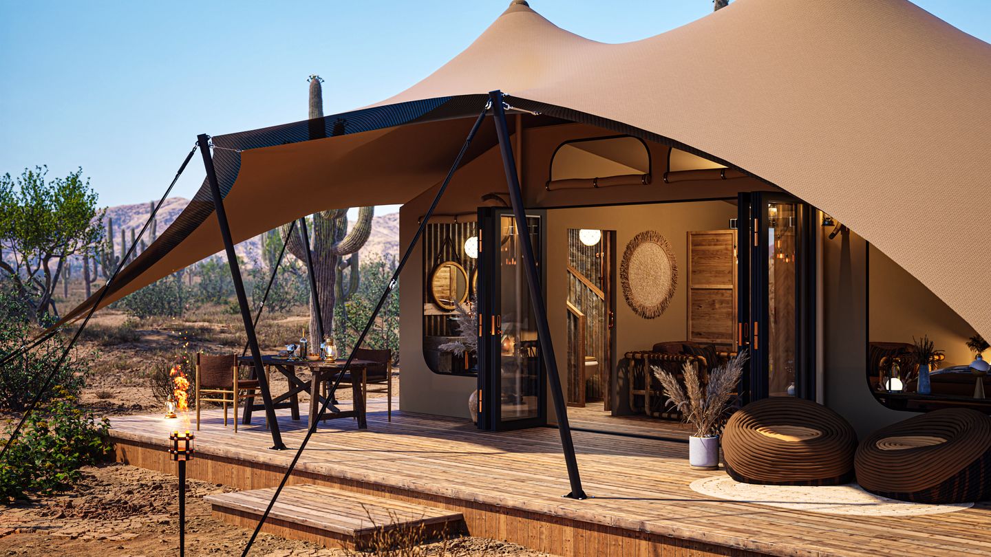 Exclusive Luxury Glamping Retreat on Historic Ranch near Saguaro National Park, Arizona