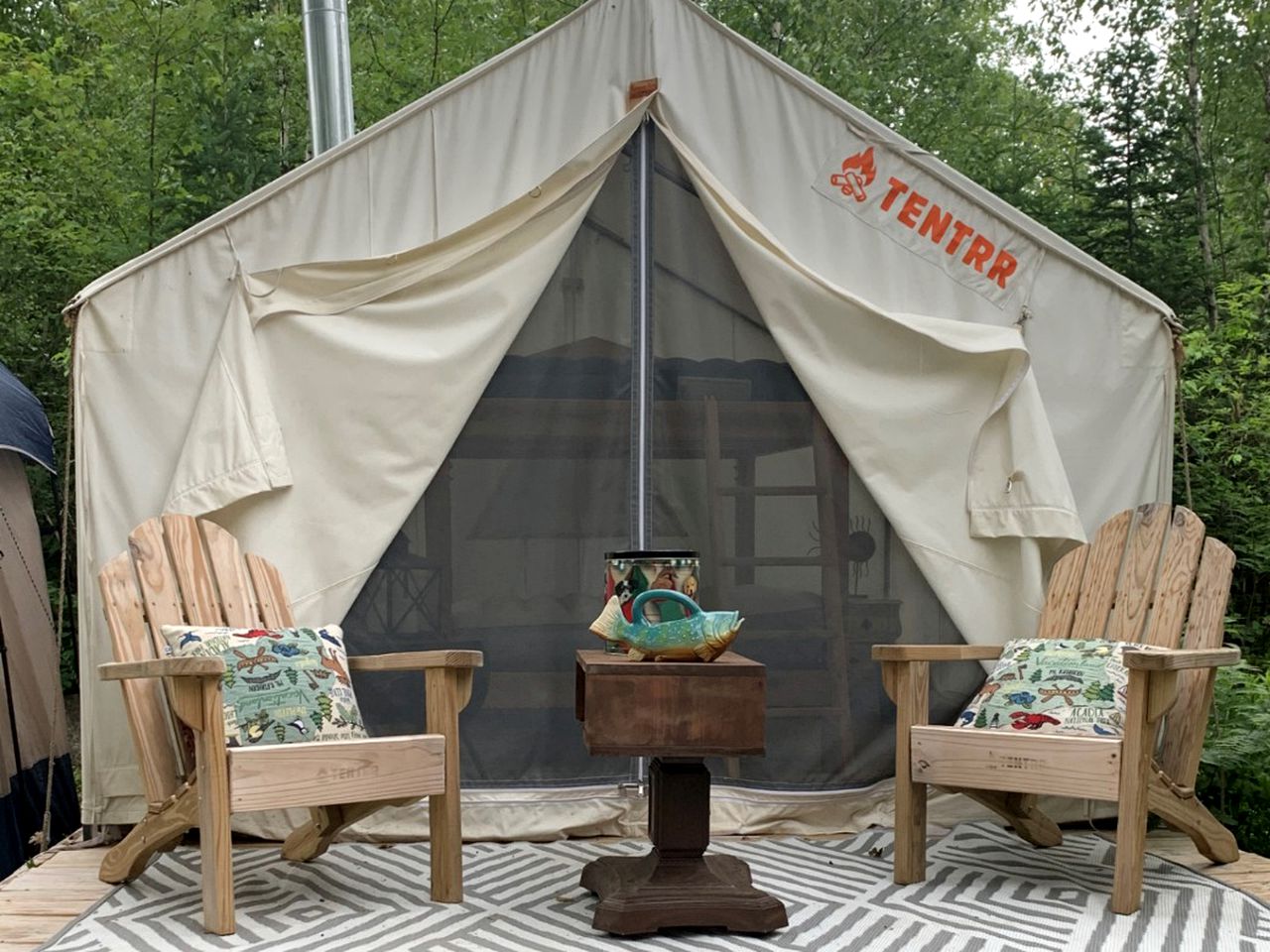 RU Tentrr Journeys End Field of Dreams Jefferson, Maine, Tented