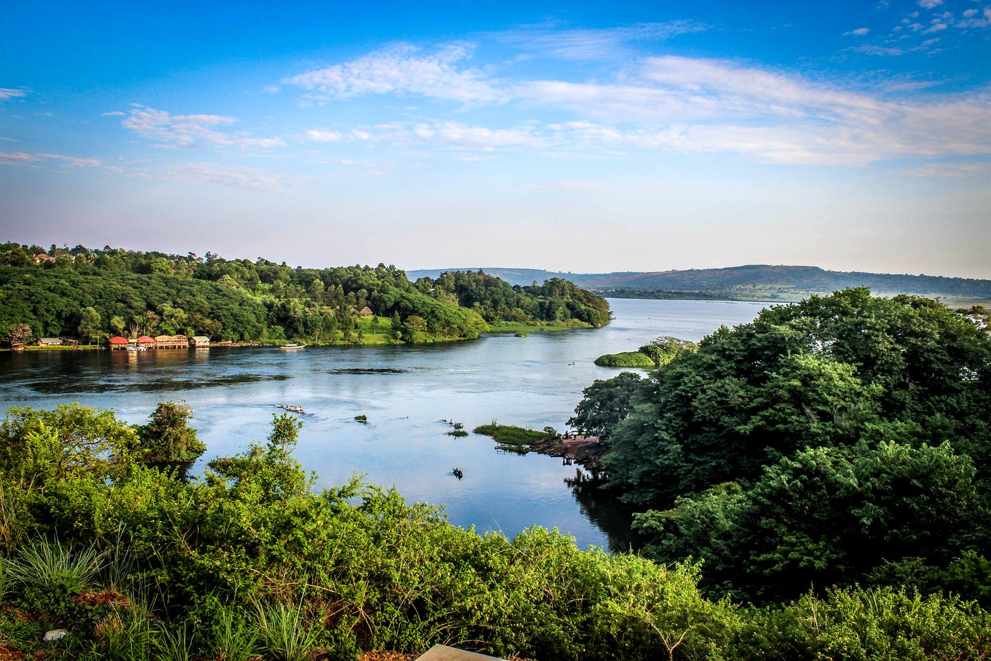 Tented Cabins Overlooking Source of Nile River in Uganda