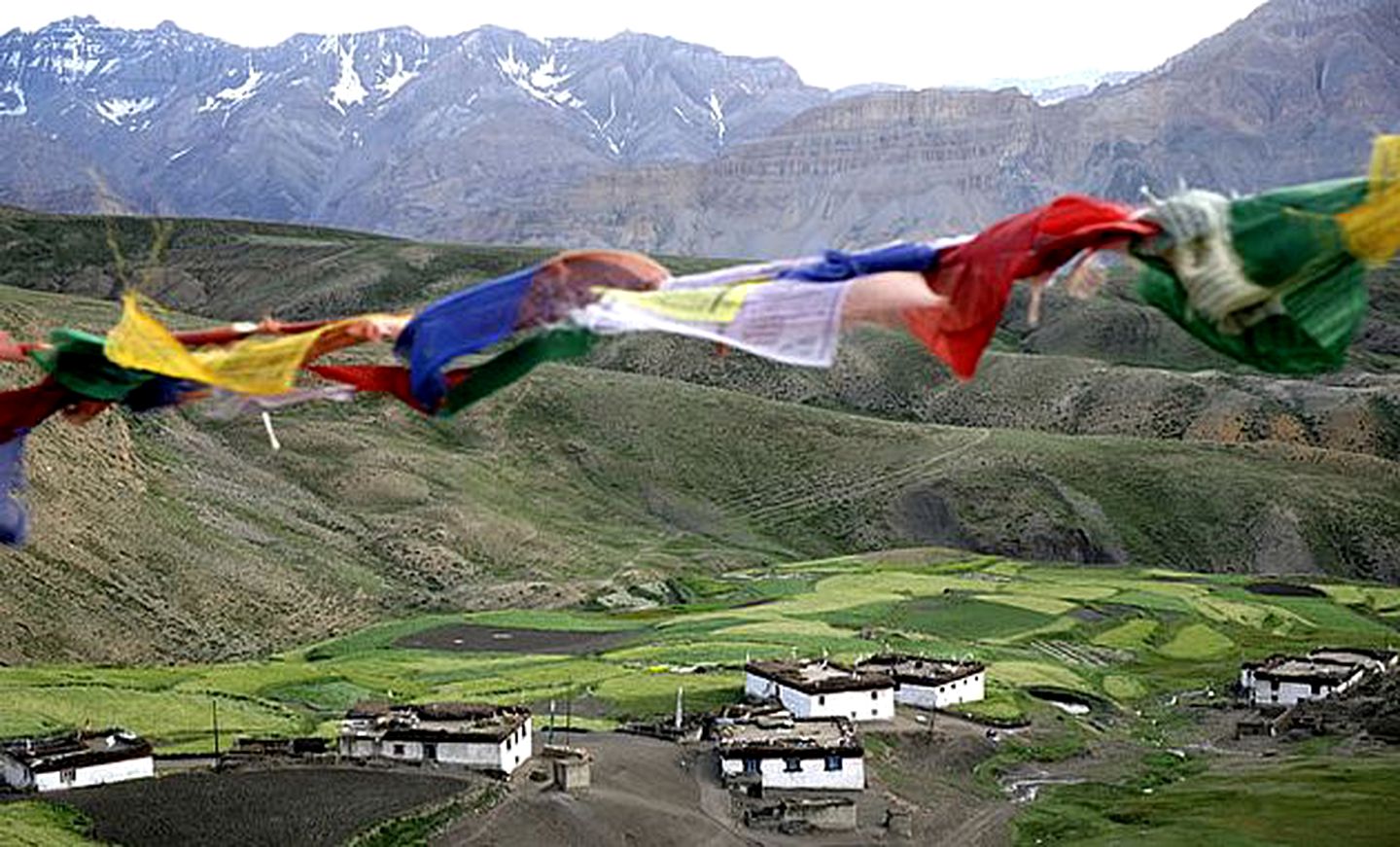 Tented Camp at over 6,000 Ft. Above Sea Level, Himalayas, India