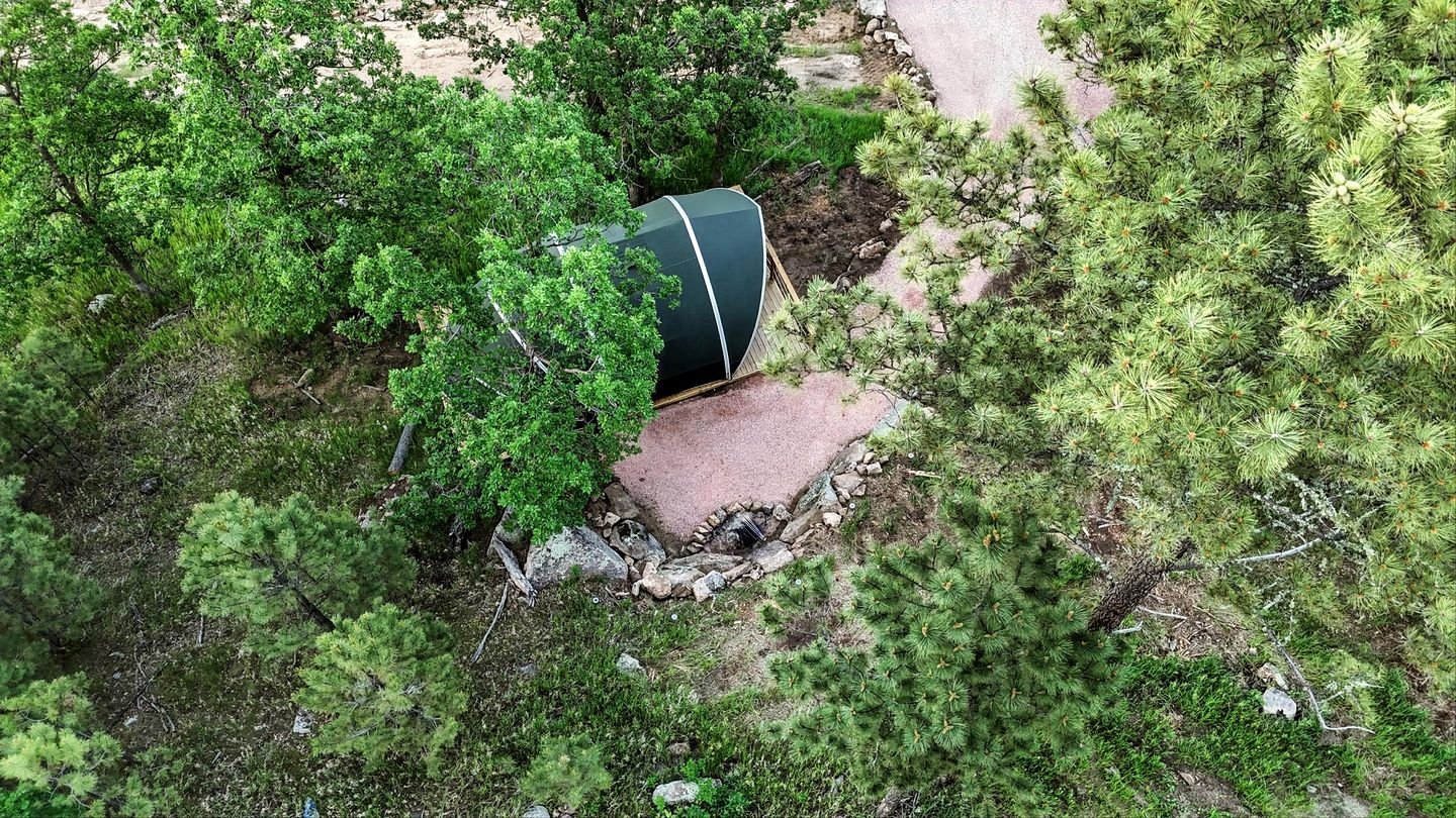 Secluded Glamping Retreat with Forest Trails Near Mount Rushmore in the Black Hills, South Dakota