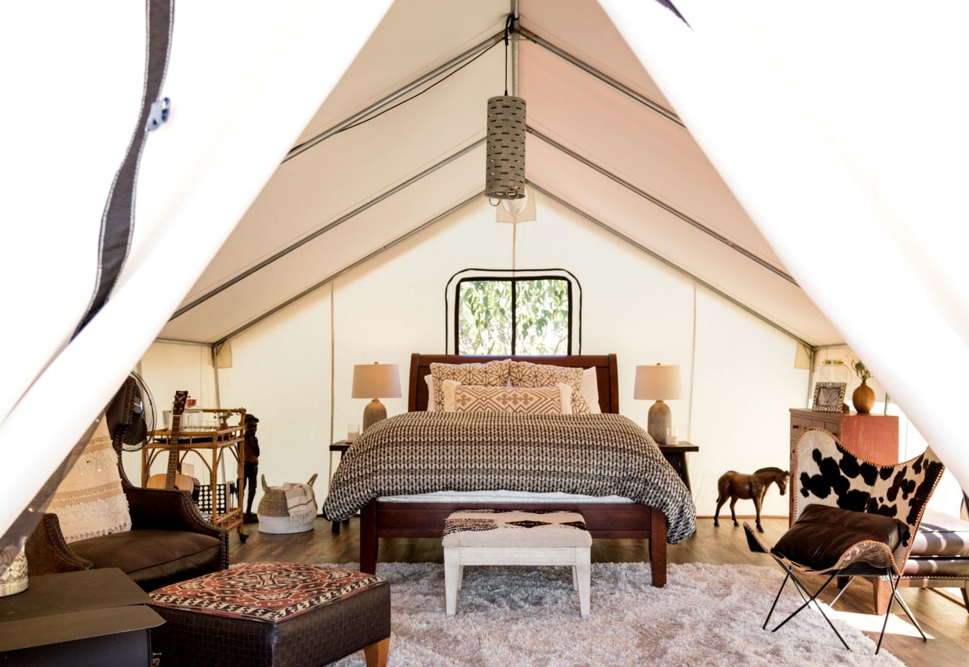 African-Inspired Safari Tent near San Diego for a Glamping Weekend in Vista, California