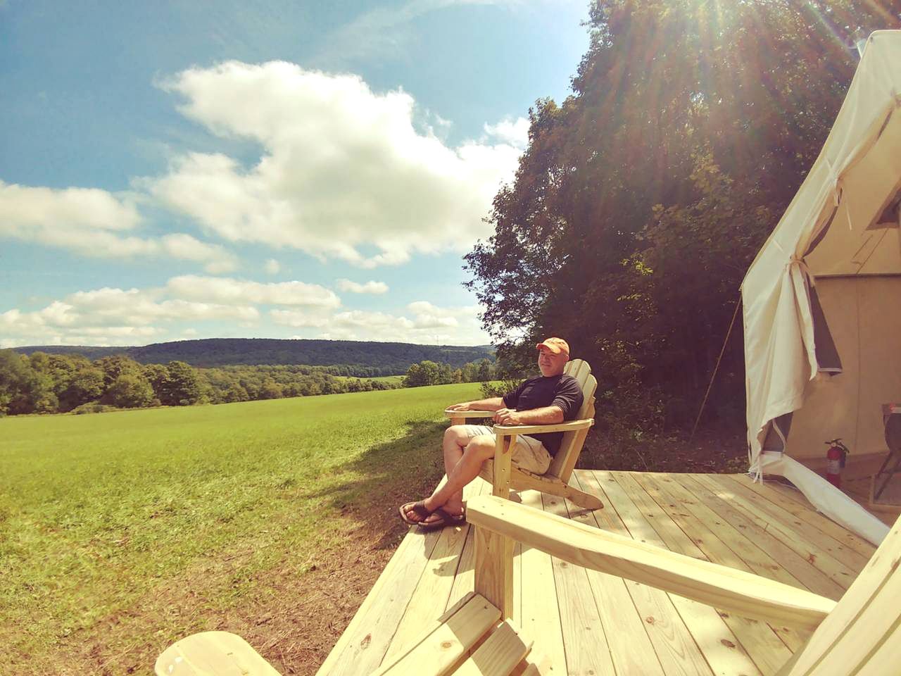 Safari Tent near Syracuse, New York