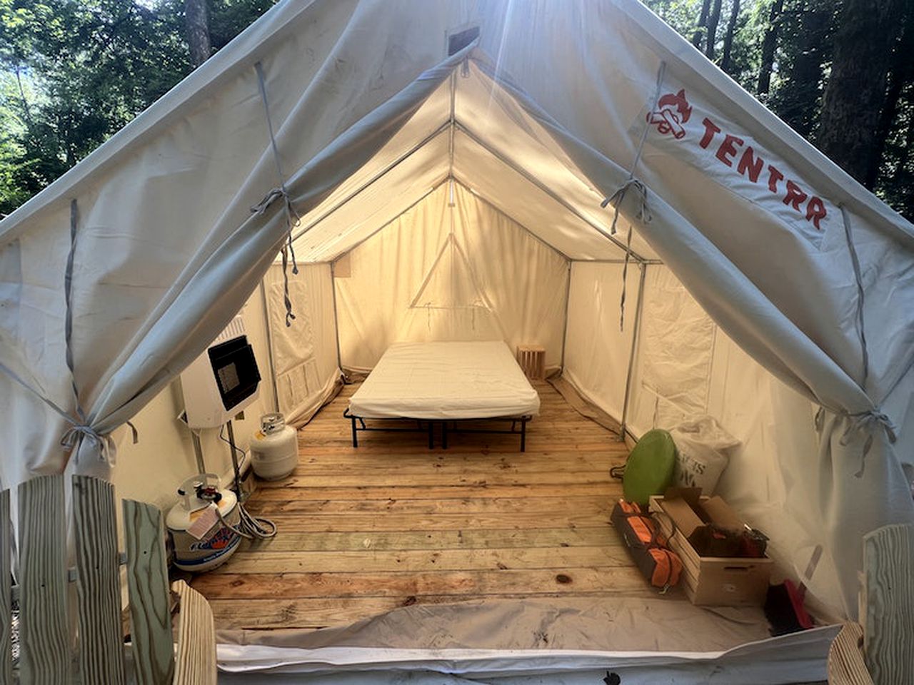 RU Tentrr Signature Site Back 40 Shanty A, Tented Cabins, Hiram