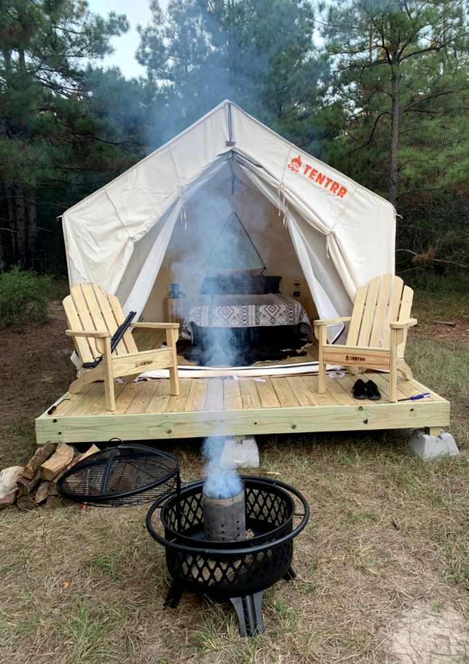 RU Tentrr Signature Site HFR Campsite in the Davey Crockett