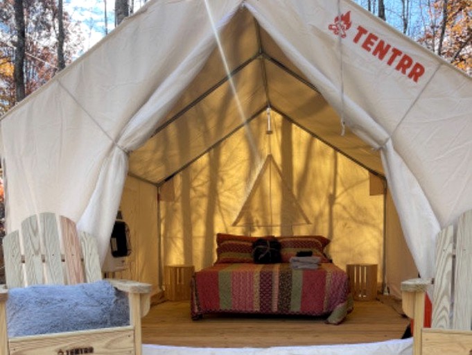 RUTentrr Signature Site Tennessee Dreamin, Tented Cabins, Oneida