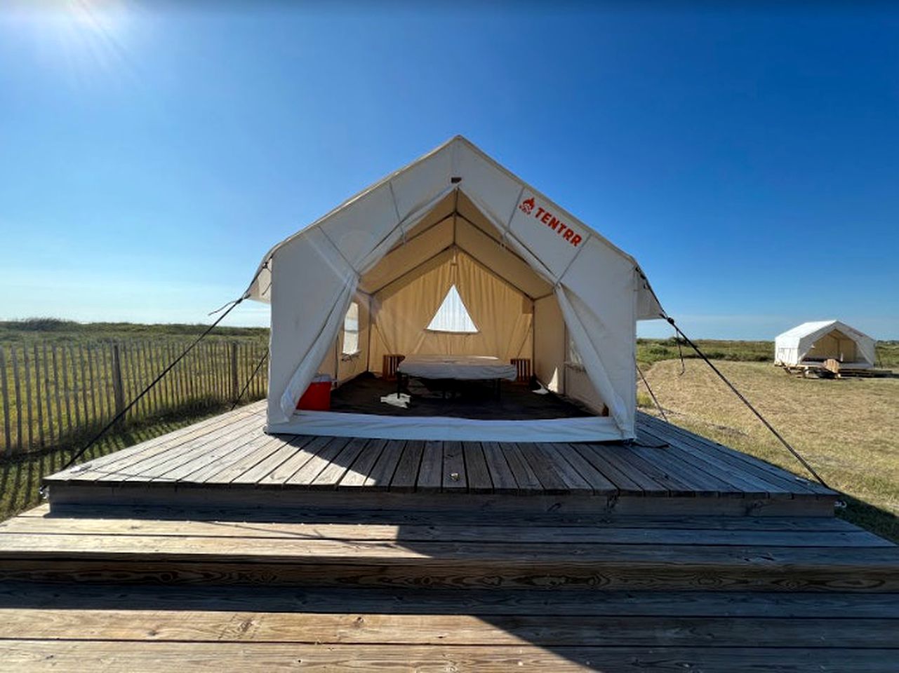RU Tentrr State Park Site Texas Galveston Island Beachside B