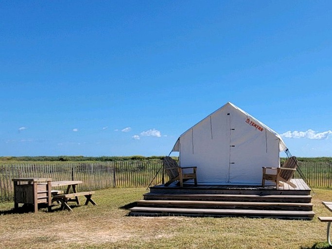 RU Tentrr State Park Site Texas Galveston Island Beachside B