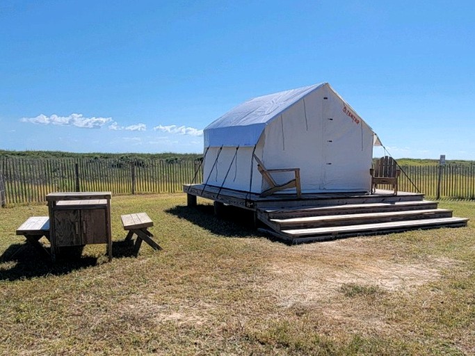 RU Tentrr State Park Site Texas Galveston Island Beachside A