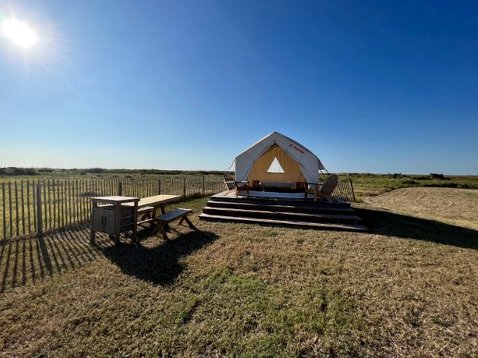 RU Tentrr State Park Site Texas Galveston Island Beachside B Single Camp, Safari Tents