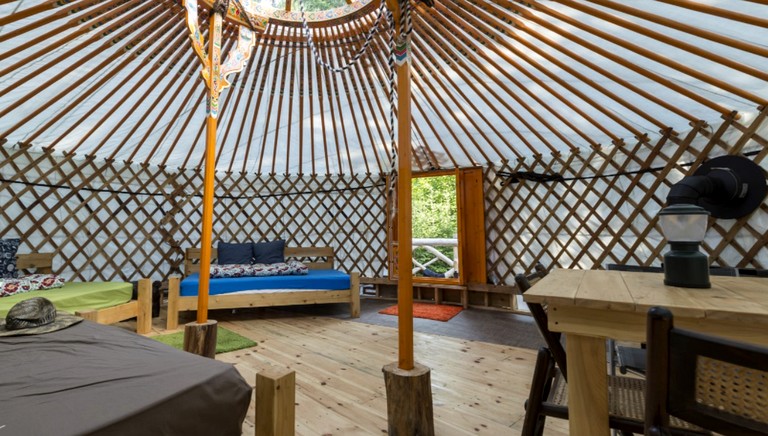 Luxury Camping in Spacious and Sunny Yurt near Saint Jerome, Quebec | Yurts (Harrington, Quebec, Canada)