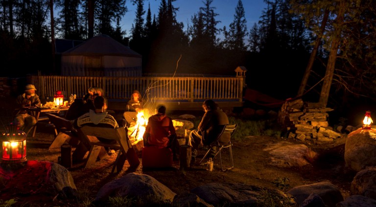 Mont-Tremblant National Park camping yurt rental