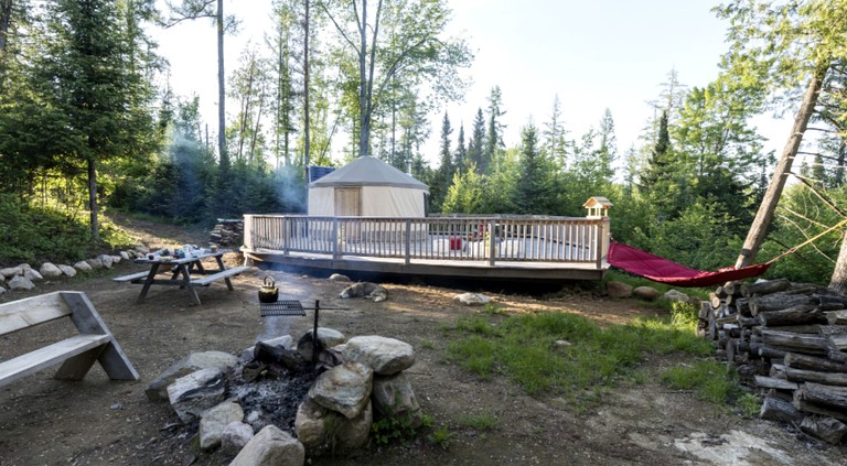 Unique yurt rental near Mont - Tremblant National Park perfect for camping: Tremblant getaways