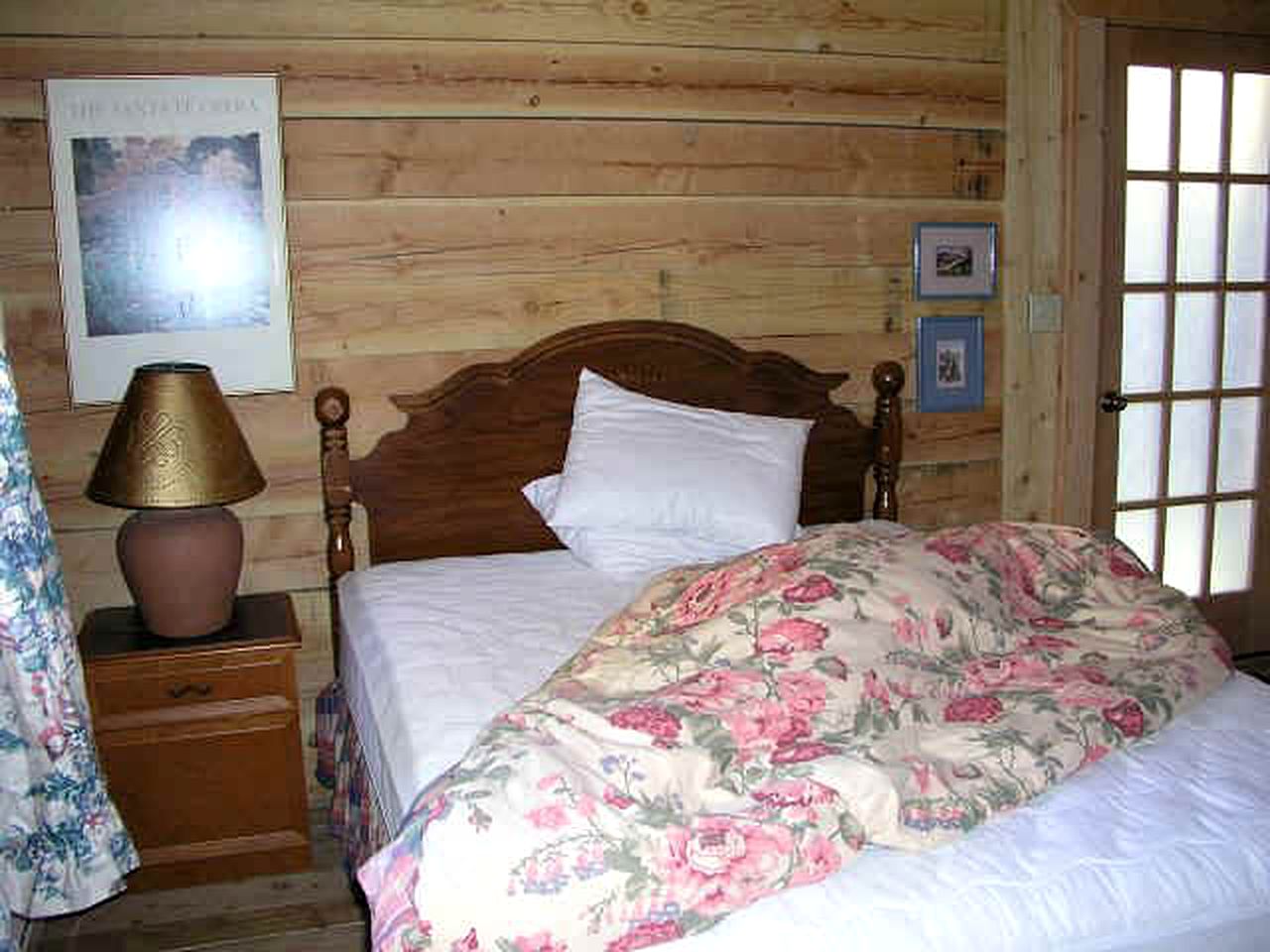 Log Cabin Rental with a Riverfront Balcony near Lake San Cristobal, Colorado