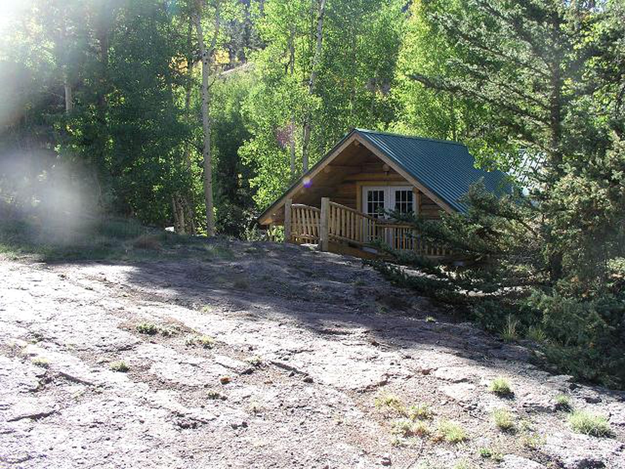 Spacious Log Cabin Rental with Woodland Views near Blue Mesa Reservoir, Colorado