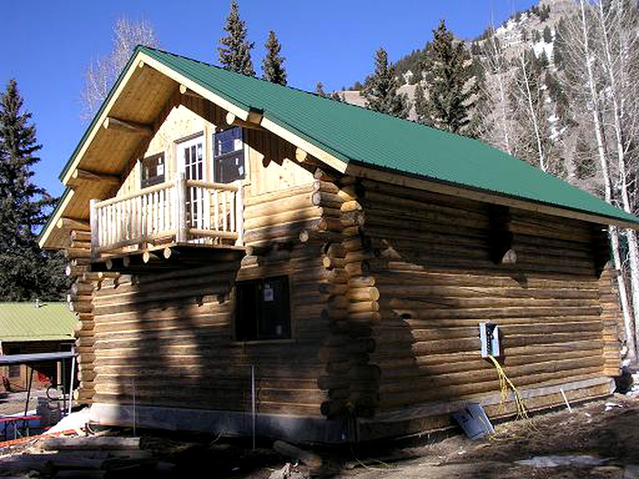 Dog-Friendly Log Cabin Rental with a Spacious Porch near Powderhorn, Colorado