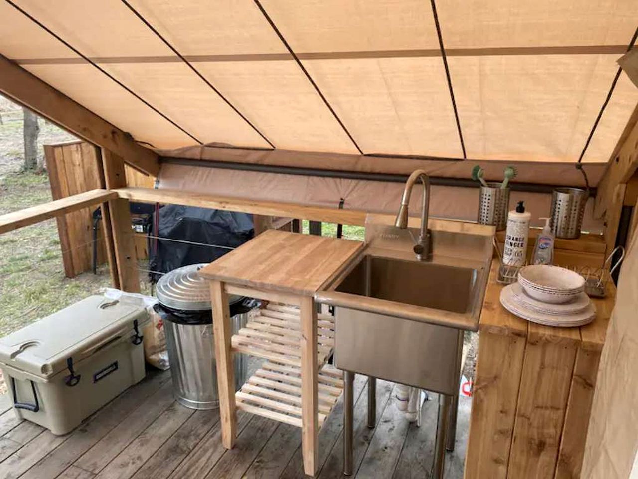 Comfortable Texas Glamping Rental on Lake Bastrop