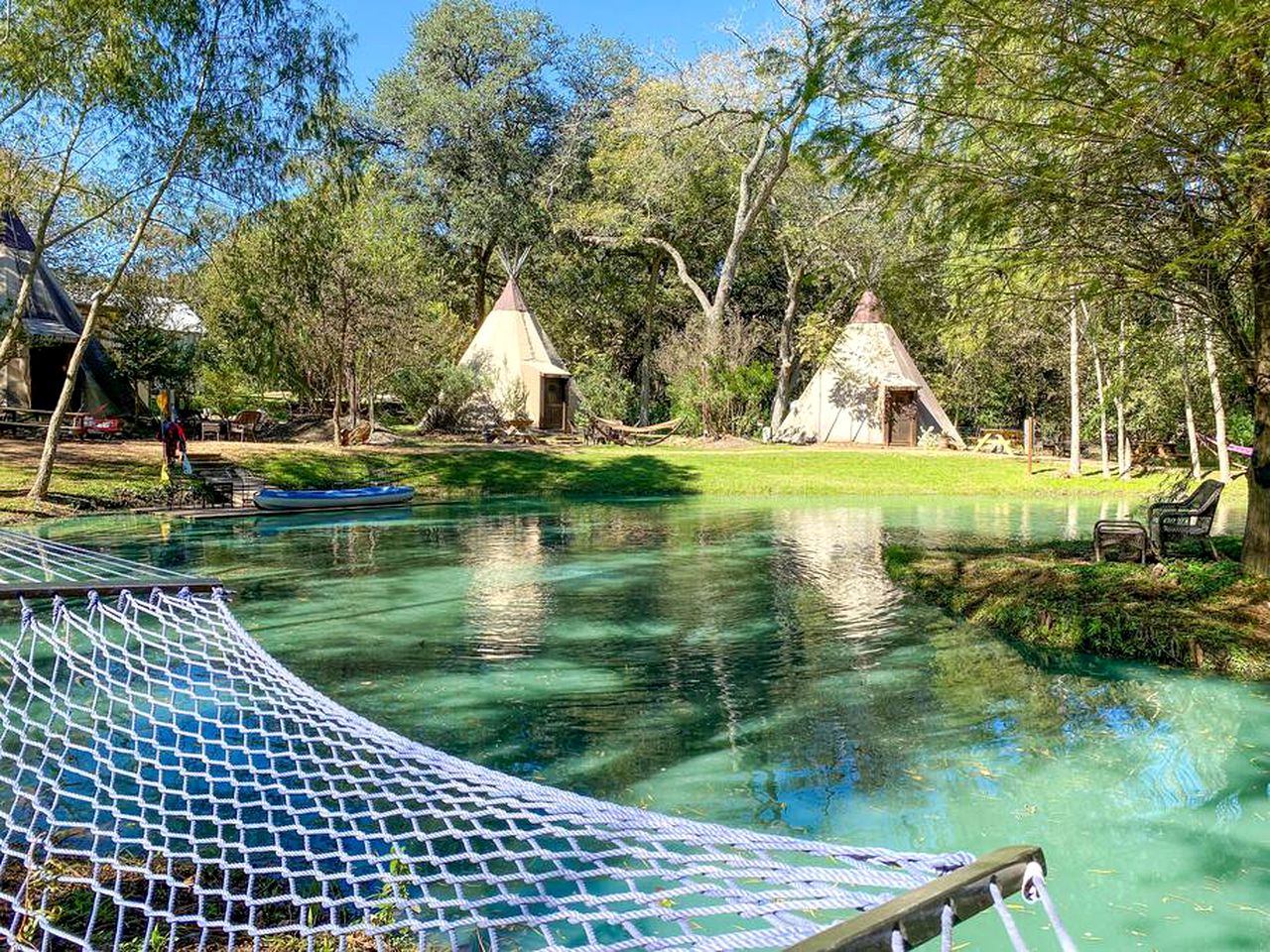 Texas Tipi Rental near Geronimo Creek, for Unforgettable Family Escapes to Nature