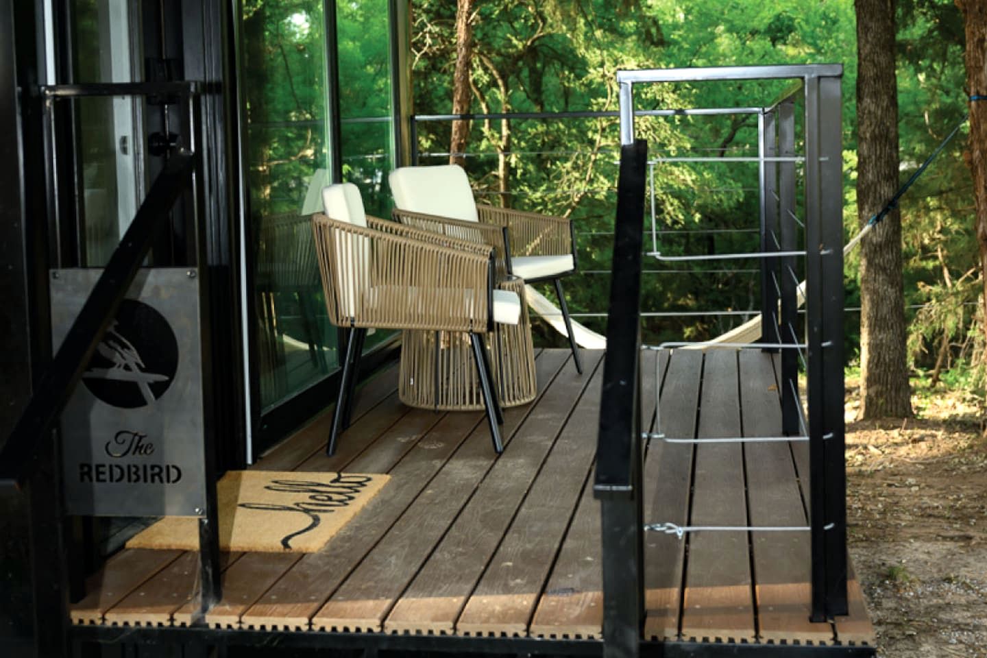 Enchanted Woodland Cabins by the Mountain in Texas with Private Pond and Scenic Trails