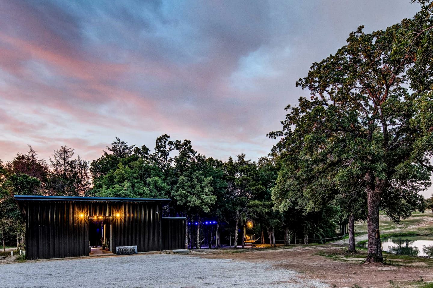 Enchanted Woodland Cabins by the Mountain in Texas with Private Pond and Scenic Trails