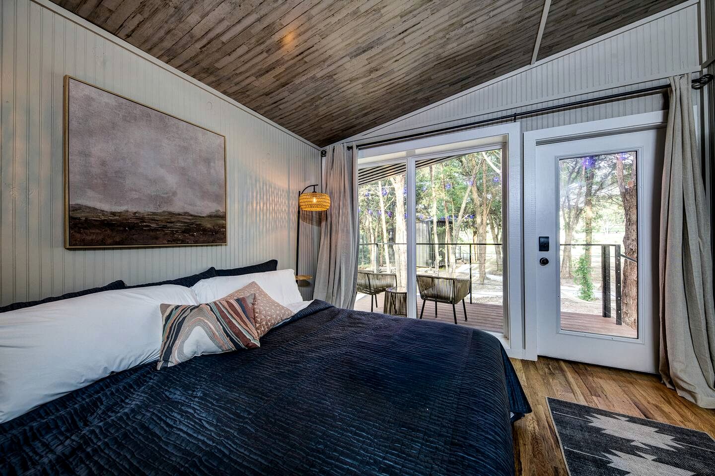 Enchanted Woodland Cabins by the Mountain in Texas with Private Pond and Scenic Trails