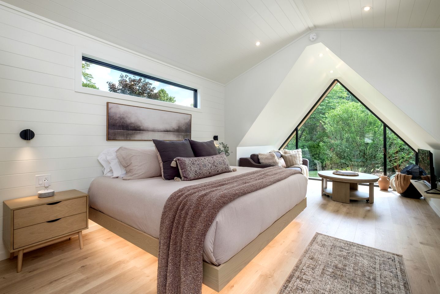 Luminous A-Frame Sanctuary near Pisgah National Forest in North Carolina