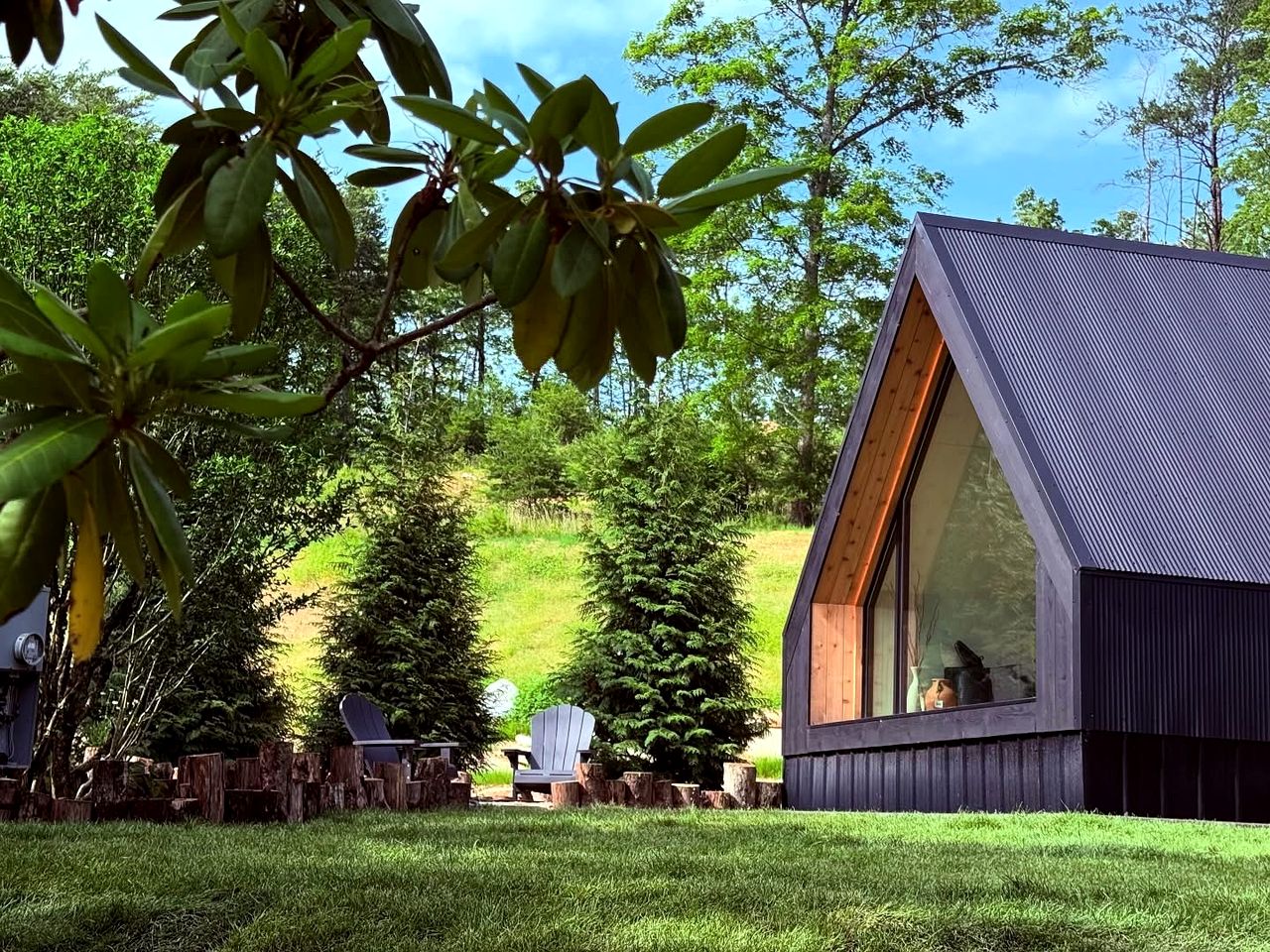 Blissful A-Frame Retreat near Pisgah National Forest in North Carolina